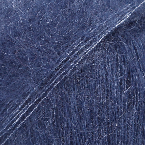Drops kid-silk Marineblå